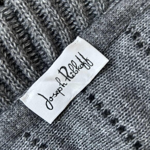 Joseph Ribkoff Dark Heather Grey Shawl Collar Faux-Fur Long Coatigan – US L - Picture 14 of 14